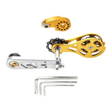 Maxbell Bike Chain Tensioner Single Speed Aluminum Chain Stabilizer for Folding Bike Style H