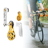 Maxbell Bike Chain Tensioner Single Speed Aluminum Chain Stabilizer for Folding Bike Style H
