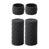 Maxbell 4x Bike Handlebar Tapes Anti Vibration Professional Silicone Handlebar Grips black