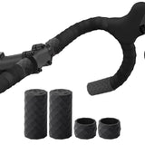 Maxbell 4x Bike Handlebar Tapes Anti Vibration Professional Silicone Handlebar Grips black