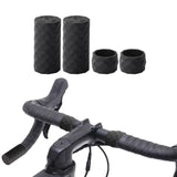 Maxbell 4x Bike Handlebar Tapes Anti Vibration Professional Silicone Handlebar Grips black