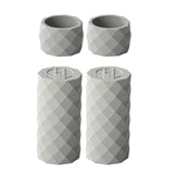 Maxbell 4x Bike Handlebar Tapes Anti Vibration Professional Silicone Handlebar Grips gray