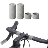 Maxbell 4x Bike Handlebar Tapes Anti Vibration Professional Silicone Handlebar Grips gray