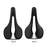 Maxbell 3D Printed Bike Seat Breathable for Men Women Shock Absorbing Bicycle Saddle Style A