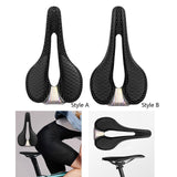 Maxbell 3D Printed Bike Seat Breathable for Men Women Shock Absorbing Bicycle Saddle Style A