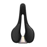 Maxbell 3D Printed Bike Seat Breathable for Men Women Shock Absorbing Bicycle Saddle Style A