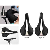 Maxbell 3D Printed Bike Seat Breathable for Men Women Shock Absorbing Bicycle Saddle Style A