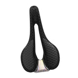 Maxbell 3D Printed Bike Seat Breathable for Men Women Shock Absorbing Bicycle Saddle Style A