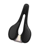 Maxbell 3D Printed Bike Seat Breathable for Men Women Shock Absorbing Bicycle Saddle Style A