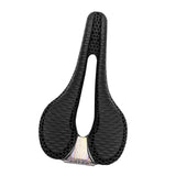 Maxbell 3D Printed Bike Seat Breathable for Men Women Shock Absorbing Bicycle Saddle Style B