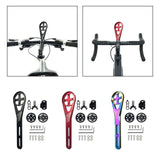 Maxbell Out Front Bike Computer Mount Speedometer Mount Bicycle Stem Handlebar Mount Black