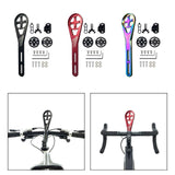 Maxbell Out Front Bike Computer Mount Speedometer Mount Bicycle Stem Handlebar Mount Black