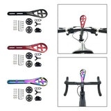 Maxbell Out Front Bike Computer Mount Speedometer Mount Bicycle Stem Handlebar Mount Black