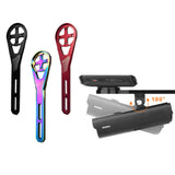 Maxbell Out Front Bike Computer Mount Speedometer Mount Bicycle Stem Handlebar Mount Black