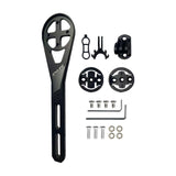 Maxbell Out Front Bike Computer Mount Speedometer Mount Bicycle Stem Handlebar Mount Black