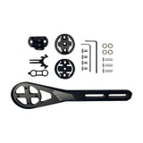 Maxbell Out Front Bike Computer Mount Speedometer Mount Bicycle Stem Handlebar Mount Black