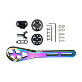 Maxbell Out Front Bike Computer Mount Speedometer Mount Bicycle Stem Handlebar Mount Colorful