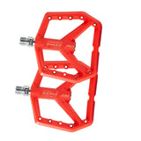 Maxbell Bicycle Pedals Hollow Out Pedals Bike Pedals for Folding Bike BMX City Bikes Red