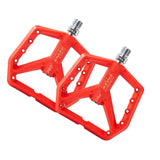Maxbell Bicycle Pedals Hollow Out Pedals Bike Pedals for Folding Bike BMX City Bikes Red