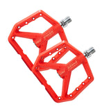 Maxbell Bicycle Pedals Hollow Out Pedals Bike Pedals for Folding Bike BMX City Bikes Red