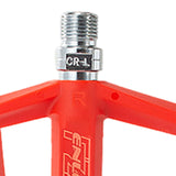 Maxbell Bicycle Pedals Hollow Out Pedals Bike Pedals for Folding Bike BMX City Bikes Red