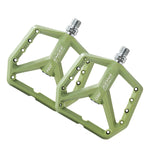 Maxbell Bicycle Pedals Hollow Out Pedals Bike Pedals for Folding Bike BMX City Bikes Green