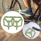 Maxbell Bicycle Pedals Hollow Out Pedals Bike Pedals for Folding Bike BMX City Bikes Green