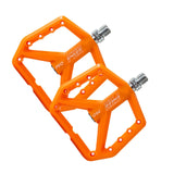 Maxbell Bicycle Pedals Hollow Out Pedals Bike Pedals for Folding Bike BMX City Bikes Orange