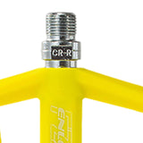 Maxbell Bicycle Pedals Hollow Out Pedals Bike Pedals for Folding Bike BMX City Bikes Yellow