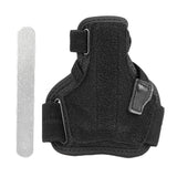 Maxbell Thumb Support Brace Strap Comfortable Left or Right Hands Thumb Spica Splint All Black