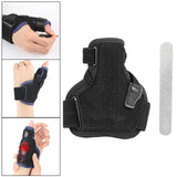 Maxbell Thumb Support Brace Strap Comfortable Left or Right Hands Thumb Spica Splint All Black