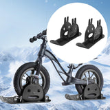 Maxbell Ski Balance Bike Sled for 10inch/12inch Balance Bike Winter Bicycle Toboggan