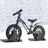 Maxbell Ski Balance Bike Sled for 10inch/12inch Balance Bike Winter Bicycle Toboggan