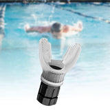 Maxbell Breathing Exercise Device Silicone Deep Breathing for Diving Swimming Riding White