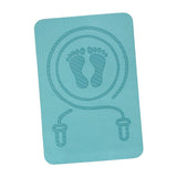 Maxbell Jump Rope Mat Non Slip Shockproof Skipping Mat Yoga Mat Fitness Exercise Mat Blue