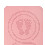 Maxbell Jump Rope Mat Non Slip Shockproof Skipping Mat Yoga Mat Fitness Exercise Mat Pink