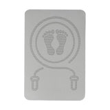 Maxbell Jump Rope Mat Non Slip Shockproof Skipping Mat Yoga Mat Fitness Exercise Mat Gray