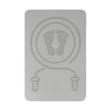 Maxbell Jump Rope Mat Non Slip Shockproof Skipping Mat Yoga Mat Fitness Exercise Mat Gray