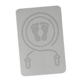 Maxbell Jump Rope Mat Non Slip Shockproof Skipping Mat Yoga Mat Fitness Exercise Mat Gray