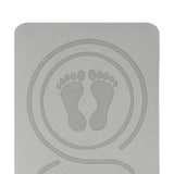 Maxbell Jump Rope Mat Non Slip Shockproof Skipping Mat Yoga Mat Fitness Exercise Mat Gray