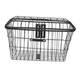 Maxbell Front or Rear Bike Basket with Lid Metal Wire for Mountain Road Bike Durable