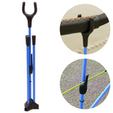 Maxbell Compound Bow Stands Rack Foldable Hunting Sturdy Compound Bow Holder Blue