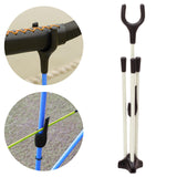 Maxbell Compound Bow Stands Rack Foldable Hunting Sturdy Compound Bow Holder White