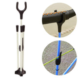 Maxbell Compound Bow Stands Rack Foldable Hunting Sturdy Compound Bow Holder White