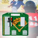 Maxbell Baseball Coaches Board Referee Portable Baseball Coaching Board for Training