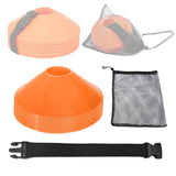 Maxbell Soccer Cones Durable Sports Cones Orange for Basketball Challenge Kids Games 12pcs