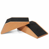 Maxbell Cork Squat Wedge Block Durable Platform for Pilates Gym Heel Elevated Squats 1pc