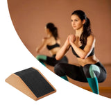 Maxbell Cork Squat Wedge Block Durable Platform for Pilates Gym Heel Elevated Squats 1pc