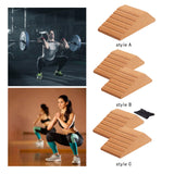 Maxbell Cork Squat Wedge Block Durable Trainer for Pilates Yoga Heel Elevated Squats 1pc