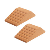 Maxbell Cork Squat Wedge Block Durable Trainer for Pilates Yoga Heel Elevated Squats 2pcs